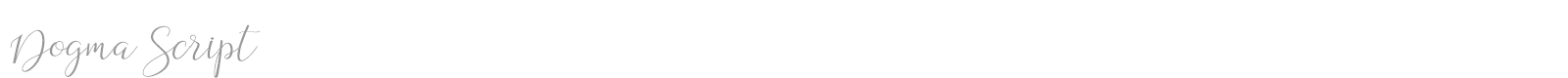 Dogma Script font preview